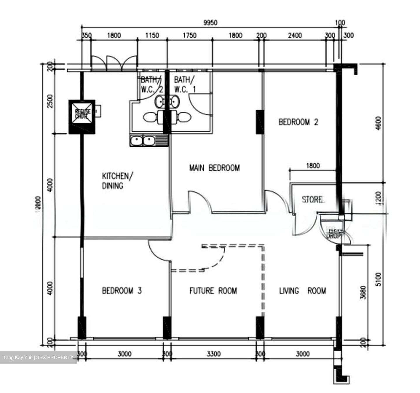 Blk 548 Hougang Street 51 (Hougang), HDB 4 Rooms #560366731